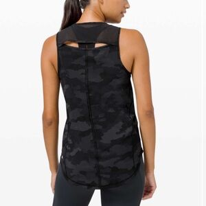 Lululemon Sculpt Tank, Size 6. Heritage 365 Camo Deep Coal Multi/Black